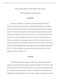 MGT 330 Week 2 Assignment&period;pdf    The Case Study&colon; Opening Your New Dunkin Donuts Locations  MGT330&colon; Management for Organizations  Introduction  In any task it is imperative to remember the 5Ps&semi; Proper Planning Prevents Poor Performance&period; As the new District