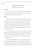 week 4 amazon&period;docx    MGT330  Team Management Activity and Reflection  Management for Organizations MGT330  Introduction  My name is Krystal Gonzalez and I am the new manager for My local Amazon Packing facility&period; I will be managing a team of 90 packers an