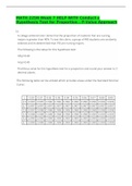 MATH 225N Week 7 HELP WITH Conduct a Hypothesis Test for Proportion - P-Value Approach