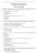 Exam &lpar;elaborations&rpar; BSN 1 PMART Center for International Review&comma; Inc&period;  Dela Rosa Bldg&period;&comma; Rm 207 1192 A&period;H&period;Lacson  Cor&period; Dapitan St&period; Sampaloc Manila MEDICAL-SURGICAL NURSING
