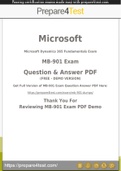 MB-901 Questions [2021] Get 100% Actual MB-901 Questions and Answers PDF