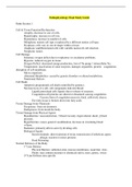 Advanced Pathophysiology Final Study Guide