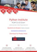 Valid [2021 New] Python Institute PCAP-31-03 Exam Dumps