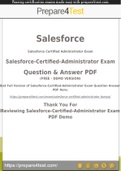 Salesforce-Certified-Administrator Exam - Easy to Pass Just Follow The Instructions - 100% Working