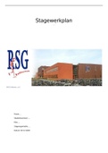 Stagewerkplan Stage jaar 2