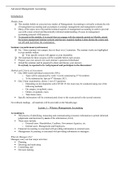 Lecture notes Advanced Management Accounting (BUSI3185)