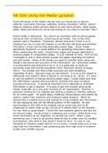 NR 506 Using the Media &lpar;graded A&plus;&rpar;