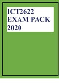 ICT2622 EXAM PACK 2020