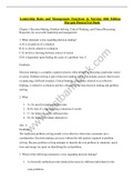 Leadership Roles and Management Functions in Nursing 10th Edition Marquis Huston Test Bank