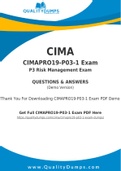 CIMA CIMAPRO19-P03-1 Dumps - Prepare Yourself For CIMAPRO19-P03-1 Exam