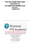 FAC1601 EXAMPACK   BEST EXAM PACK   Contains notes , exam questions and solutions  