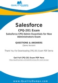 Salesforce CPQ-201 Dumps - Prepare Yourself For CPQ-201 Exam