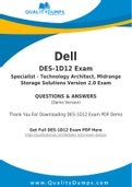Dell DES-1D12 Dumps - Prepare Yourself For DES-1D12 Exam