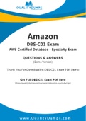 Amazon DBS-C01 Dumps - Prepare Yourself For DBS-C01 Exam