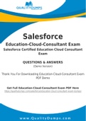 Salesforce Education-Cloud-Consultant Dumps - Prepare Yourself For Education-Cloud-Consultant Exam