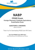 NABP FPGEE Dumps - Prepare Yourself For FPGEE Exam