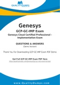 Genesys GCP-GC-IMP Dumps - Prepare Yourself For GCP-GC-IMP Exam