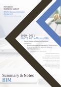 Business Information Management &lpar;BT1213&rpar; Summary FULL slides&sol;notes content compilation