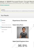 NUR 3069C SBAR Cough Objective GRADED A&plus;