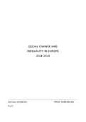 Social Change and Inequality in Europe