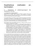Kwalitatieve methoden en technieken in de criminologie