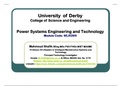 Power systems lecture 2 