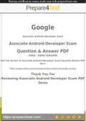 Associate-Android-Developer Questions [2021] Get 100% Actual Associate-Android-Developer Questions and Answers PDF