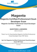 Magento-Certified-Professional-Cloud-Developer Dumps - Prepare Yourself For Magento-Certified-Professional-Cloud-Developer Exam