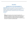 ADL2601 Semester 1&2 Assignment 2
