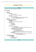 Biologie CE stof 'Huid' [samenvatting 2021-2022 VMBO]
