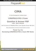 CIMAPRA19-P03-1 Exam - Easy to Pass Just Follow The Instructions - 100% Working