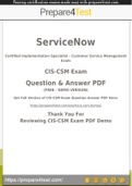 Download CIS-CSM Dumps - Here are Some Quick Tips