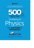 Problems in Physics by DC Pandey and Arihant