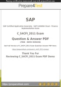 C_S4CFI_2011 Questions [2021] Get 100% Actual C_S4CFI_2011 Questions and Answers PDF