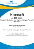 Microsoft AI-100 Dumps - Prepare Yourself For AI-100 Exam