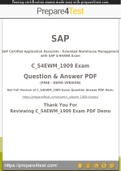 C_S4EWM_1909 Exam - Easy to Pass Just Follow The Instructions - 100% Working