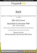 DES-1D12 Questions [2021] Get 100% Actual DES-1D12 Questions and Answers PDF