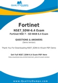 Fortinet NSE7_SDW-6-4 Dumps - Prepare Yourself For NSE7_SDW-6-4 Exam