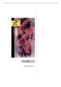 Boekverslag Nederlands  Tessa de Loo en 'Isabelle', ISBN: 9789029528832