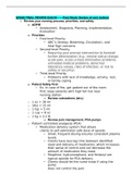 NR 226 FINAL exam study guide and review graded A 