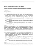 Burns&colon; Pediatric Primary Care&comma; 6th Edition Chapter 25&colon; Atopic&comma; Rheumatic&comma; and Immunodeficiency Disorders  Test Bank  Multiple Choice