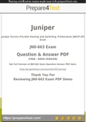 JN0-663 Exam - Easy to Pass Just Follow The Instructions - 100% Working
