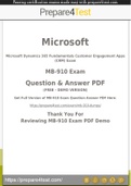 MB-910 Exam - Easy to Pass Just Follow The Instructions - 100% Working
