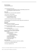 BIO 101 - Class Notes. Questions and Answers.