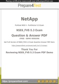 nse6_fve-5-3 Questions [2021] Get 100% Actual NSE6_FVE-5.3 Questions and Answers PDF