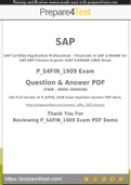 P_S4FIN_1909 Exam - Easy to Pass Just Follow The Instructions - 100% Working