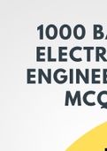 1000 Basic Electrical Engineering MCQs  - Best For Practice