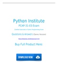 Python Institute PCAP-31-03 Dumps 100% Official [2021] PCAP-31-03 Exam Questions