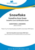 Snowflake SnowPro-Core Dumps - Prepare Yourself For SnowPro-Core Exam