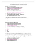 FINA 385 BLOOMBERG MARKET CERTIFICATE REVIEW QUESTIONS